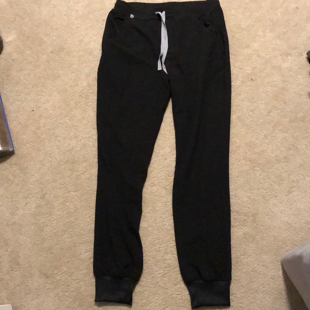 Figs scrub bottoms joggers black brand new small